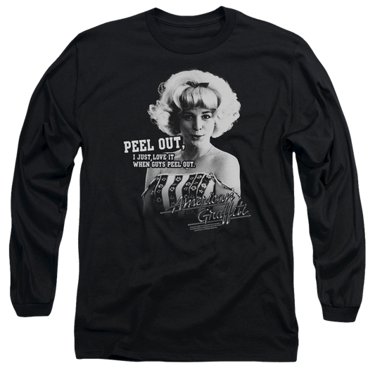 American Graffiti Peel Out - Men's Long Sleeve T-Shirt