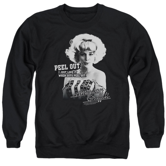 American Graffiti Peel Out - Men's Crewneck Sweatshirt