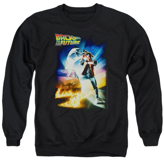 Back To The Future Poster - Men's Crewneck Sweatshirt