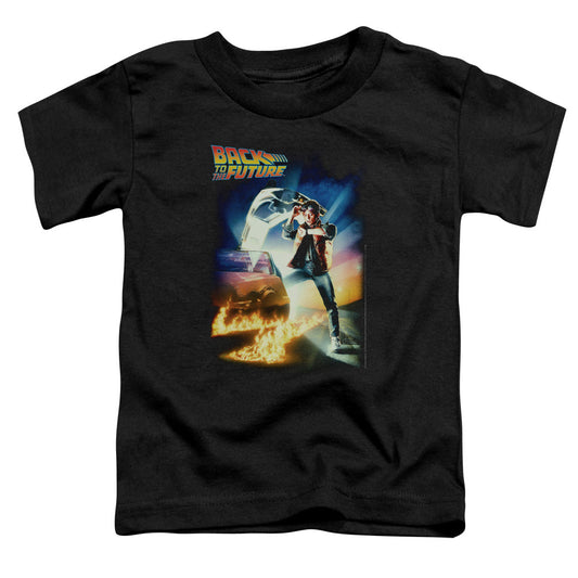 Back To The Future Poster Toddler Kids Youth T Shirt Black