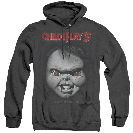 Child's Play Face Poster - Heather Pullover Hoodie