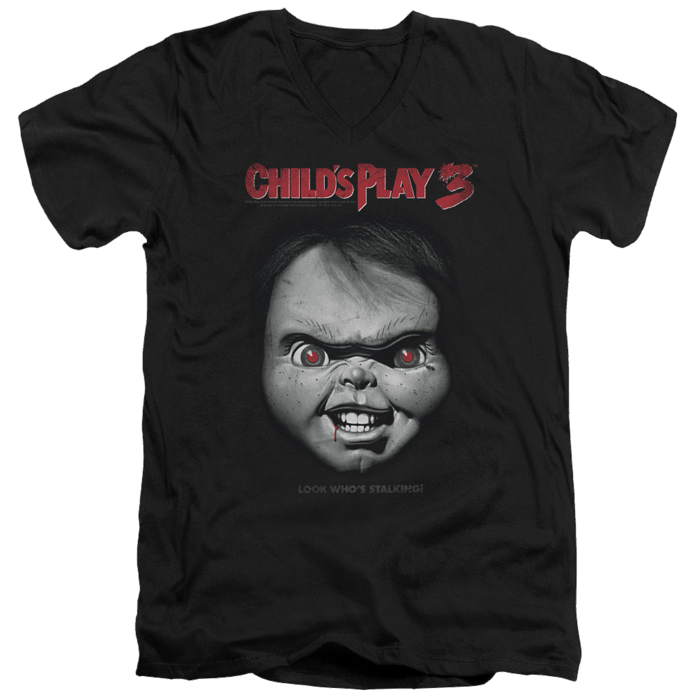 Child's Play Face Poster - Men's V-Neck T-Shirt