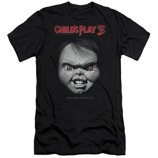 Child's Play Face Poster - Men's Premium Slim Fit T-Shirt