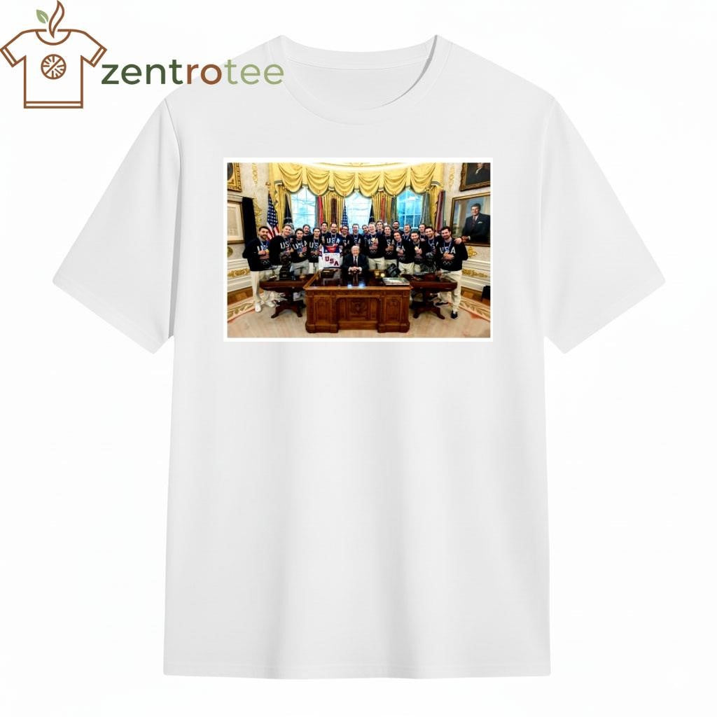 US Men’s Hockey Team Visits President Trump at White House photo tee