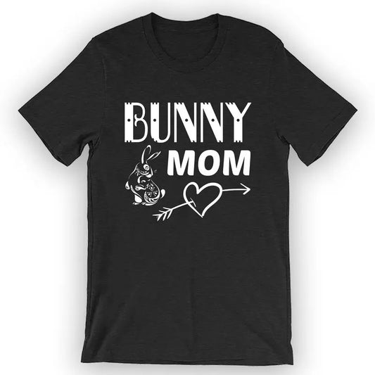 Unisex Bunny Mom T-Shirt Pet Bunny Menswear Top