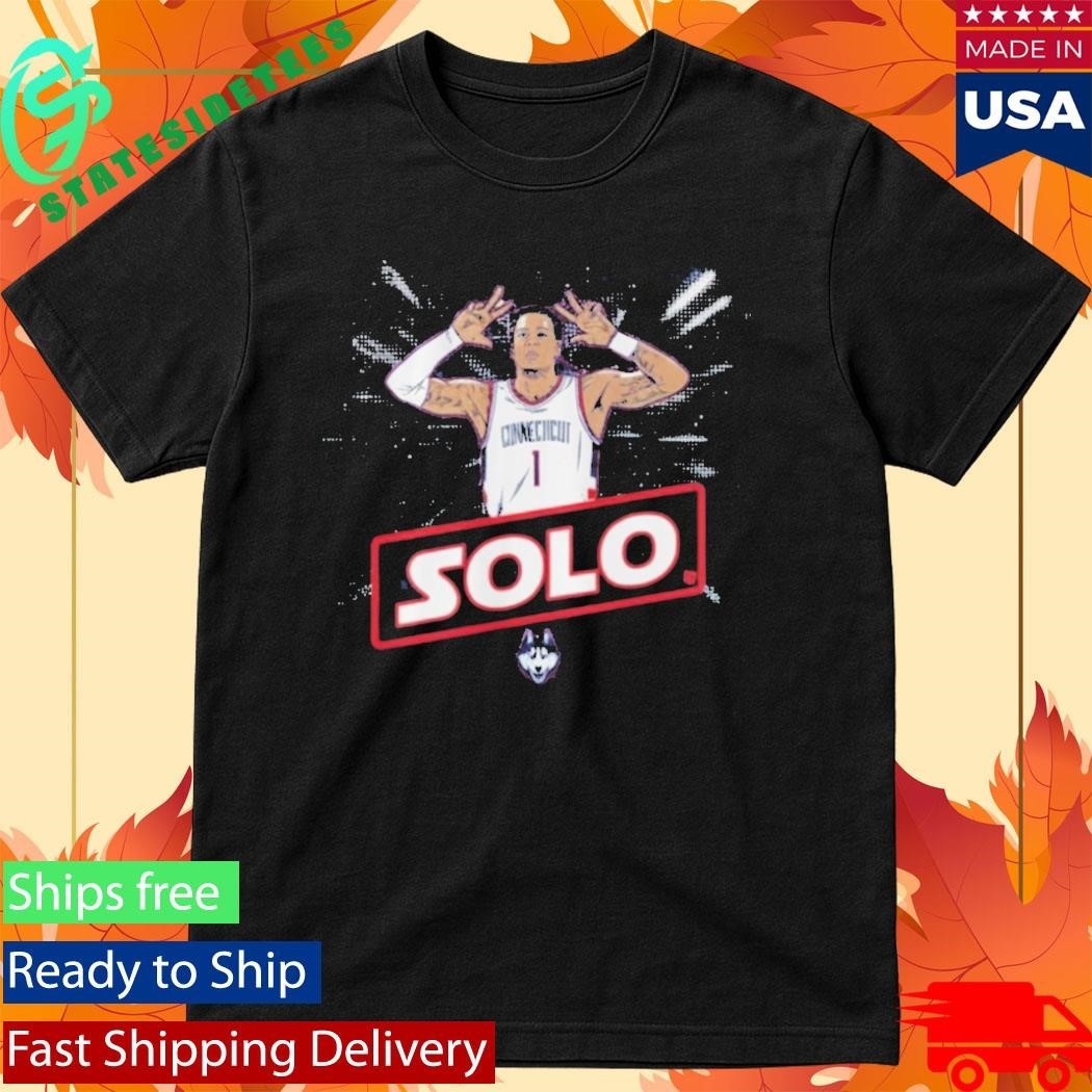 University Of Connecticut Huskies Basketball Solo Ball Name Pose Shirt
