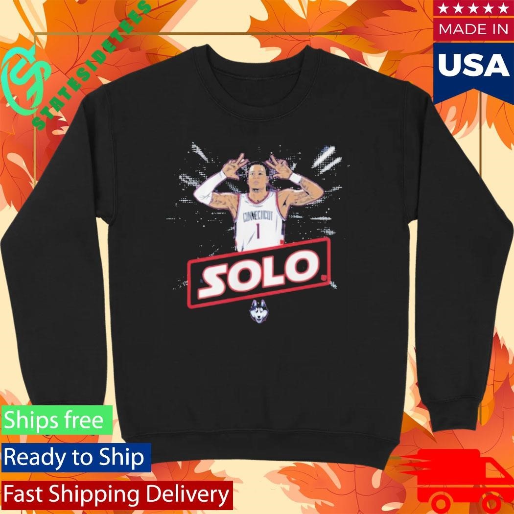 University Of Connecticut Huskies Basketball Solo Ball Name Pose Shirt