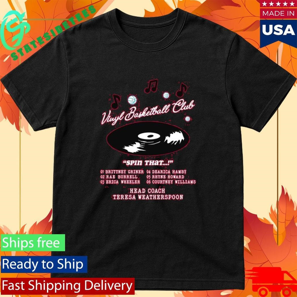 Unrivaled Basketball Vinyl Basketball Club T-Shirt