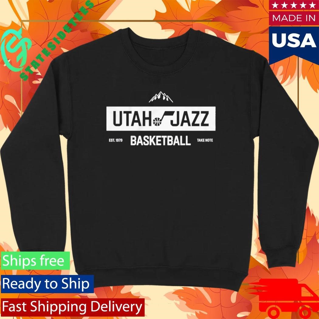 Utah Jazz Basketball Take Note Est 1979 Shirt