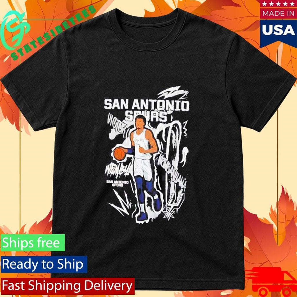 Victor Wembanyama San Antonio Spurs Chalked Up Player graphic Shirt