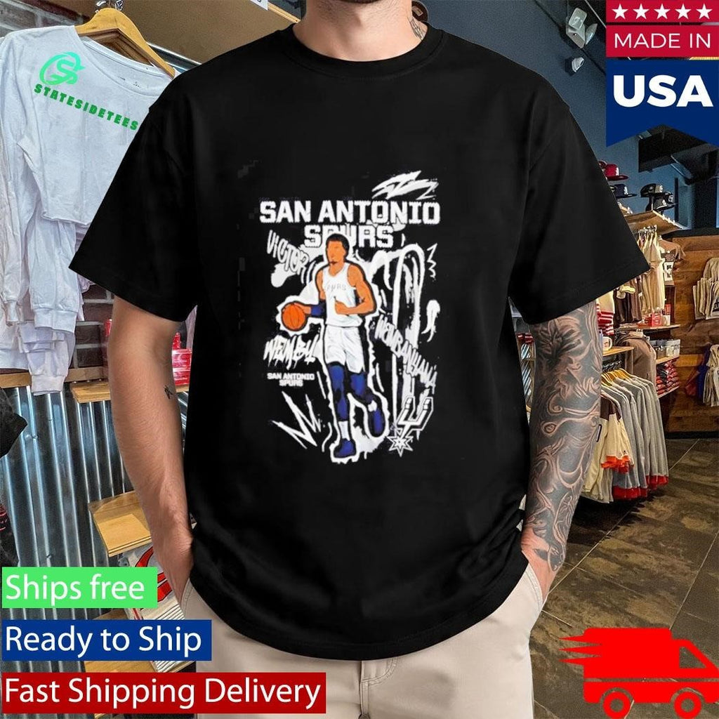 Victor Wembanyama San Antonio Spurs Chalked Up Player graphic Shirt