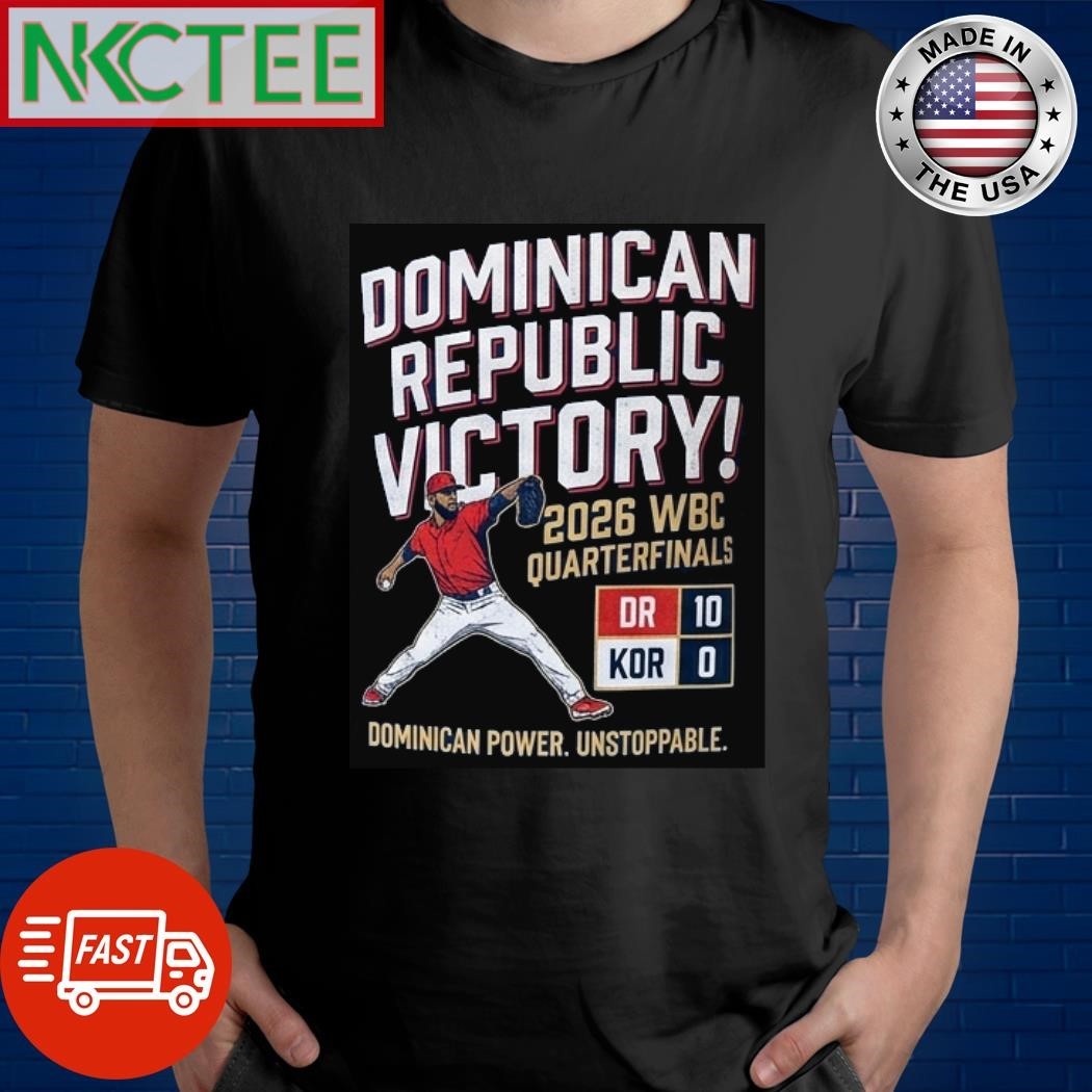 WBC 2026 Dominican Republic 10-0 Korea Cristopher Sánchez Baseball T-Shirt