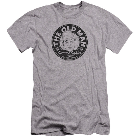 A Christmas Story The Old Man Hbo Premium Bella Canvas Slim Fit Mens T Shirt Athletic Heather