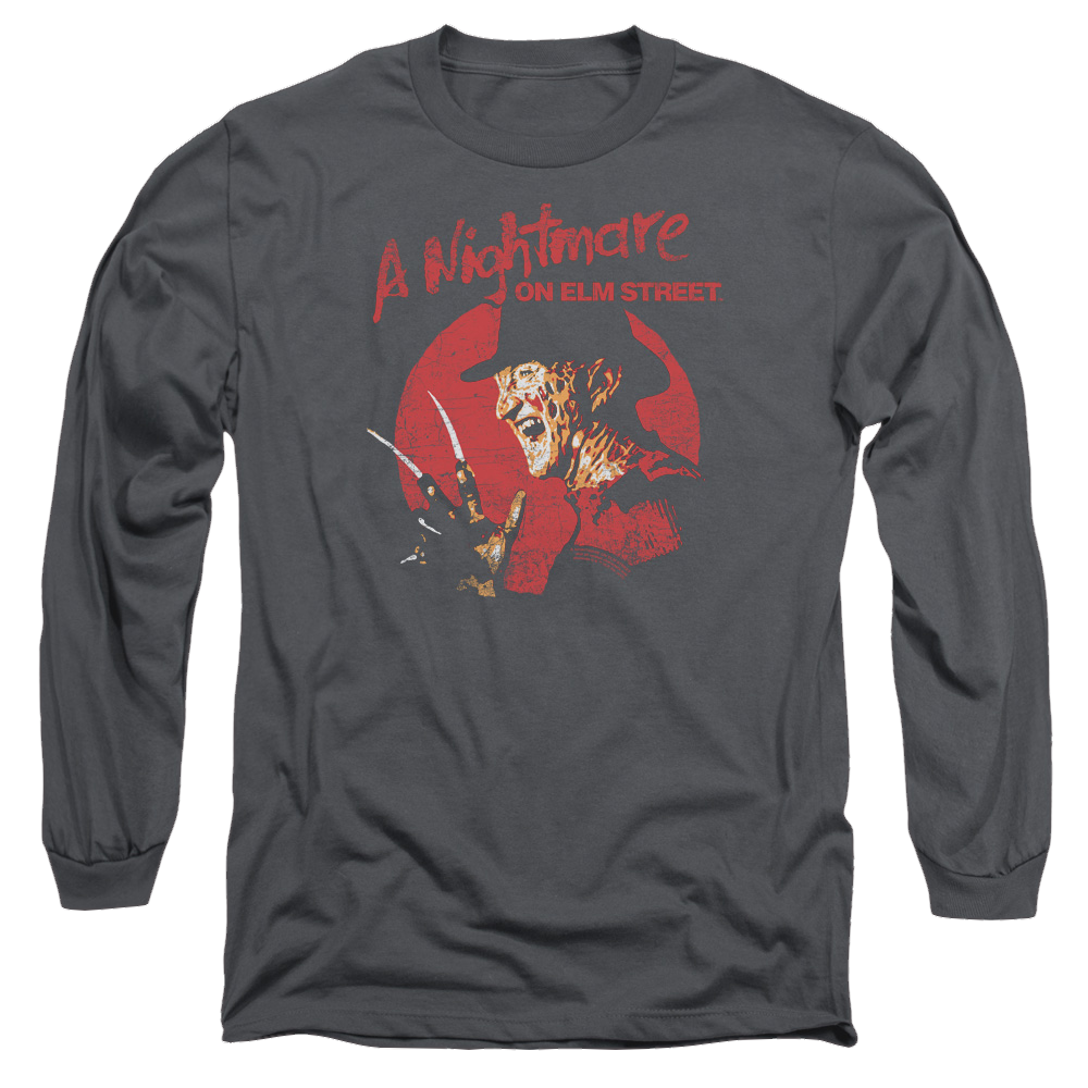 A Nightmare on Elm Street Freddy Circle - Men's Long Sleeve T-Shirt