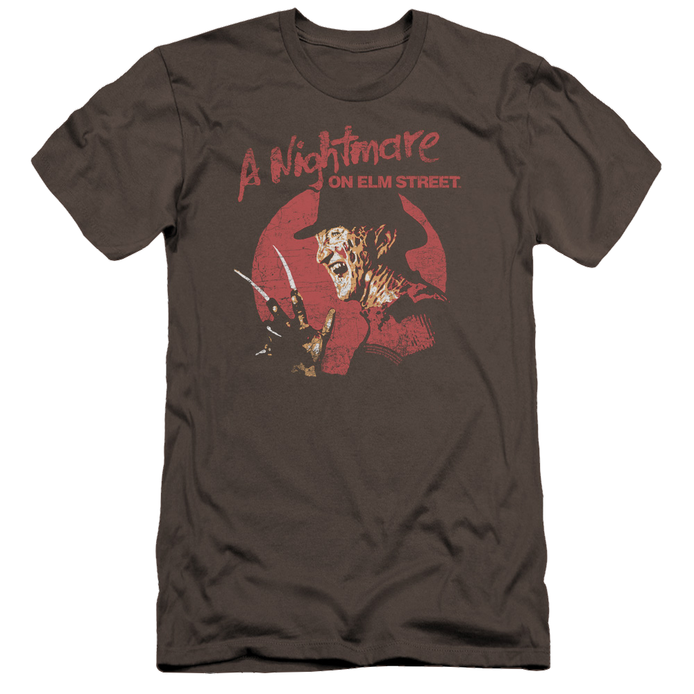 A Nightmare on Elm Street Freddy Circle - Men's Premium Slim Fit T-Shirt