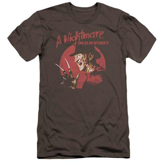 A Nightmare on Elm Street Freddy Circle - Men's Premium Slim Fit T-Shirt