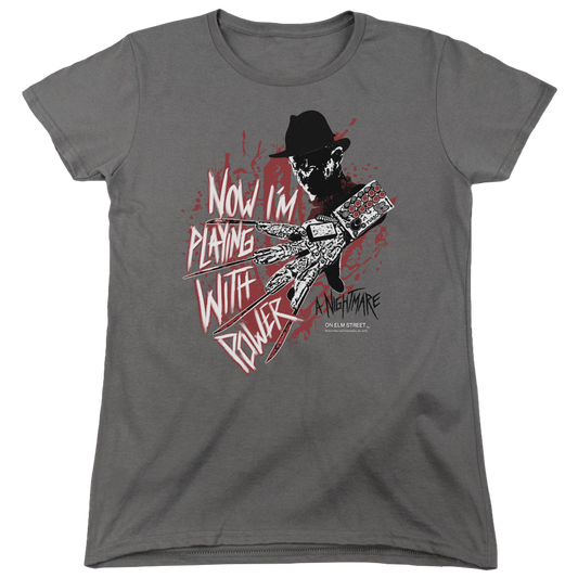 A Nightmare on Elm Street Playing With Power - Women's T-Shirt