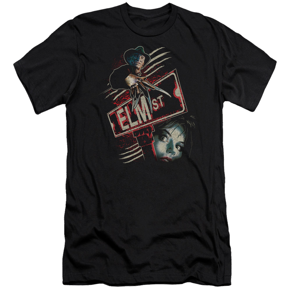 A Nightmare on Elm Street Elm St - Men's Premium Slim Fit T-Shirt