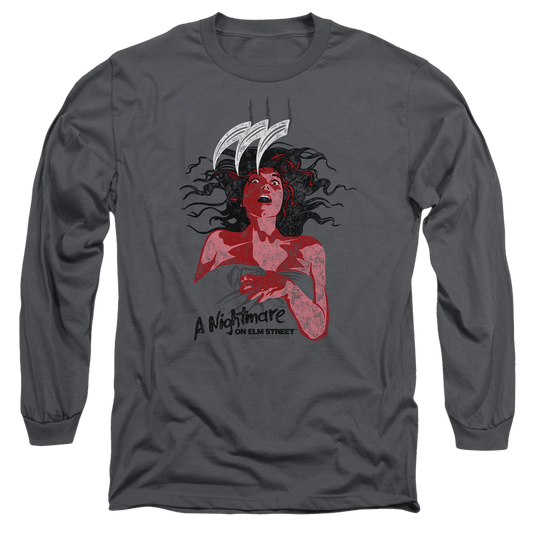 A Nightmare on Elm Street Illustrated European Poster - Men's Long Sleeve T-Shirt