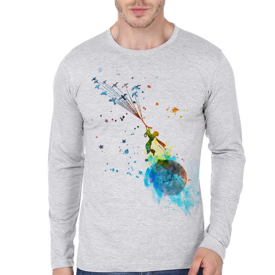 Little prince Watercolor full sleeve T-Shirt Hoodie, Sweatshirt | VibeTeeNation.com