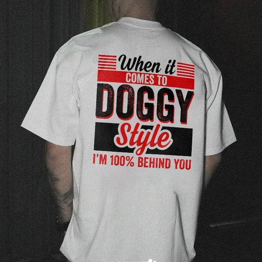 When It Comes To Dgy Style T-shirt - Naughty Clothes Men Cotton Menswear Hoodie Sweatshirt Underwear Tshirt Streetwear Human