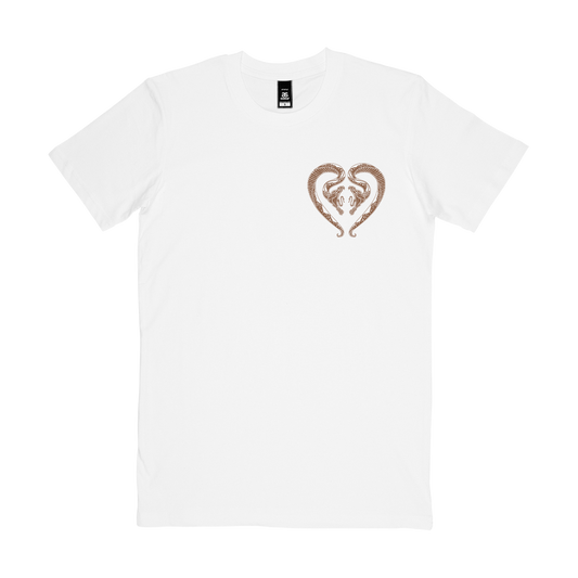"Snakes" White T-Shirt