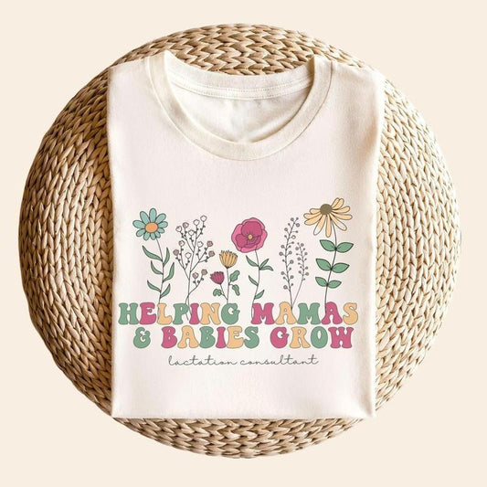 Wildflower Lactation Consultant Shirt Lactation Nurse Lactation Counselor Educator Tshirt Lactation Specialist Lactation Consultant Gift