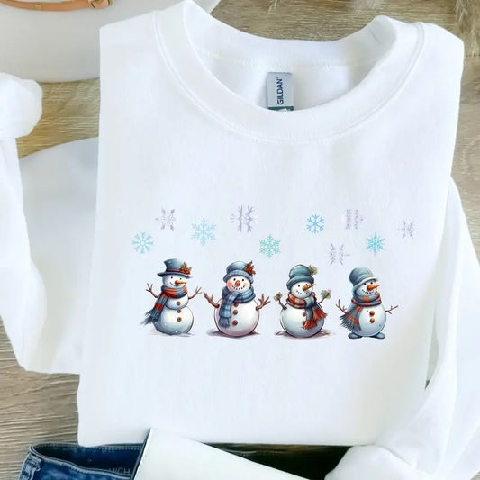 Winter Snowman Sweatshirt Christmas Sweatshirt Christmas Crewneck Christmas Sweater Winter Shirts for Women Snow Shirts Plus Size Christmas