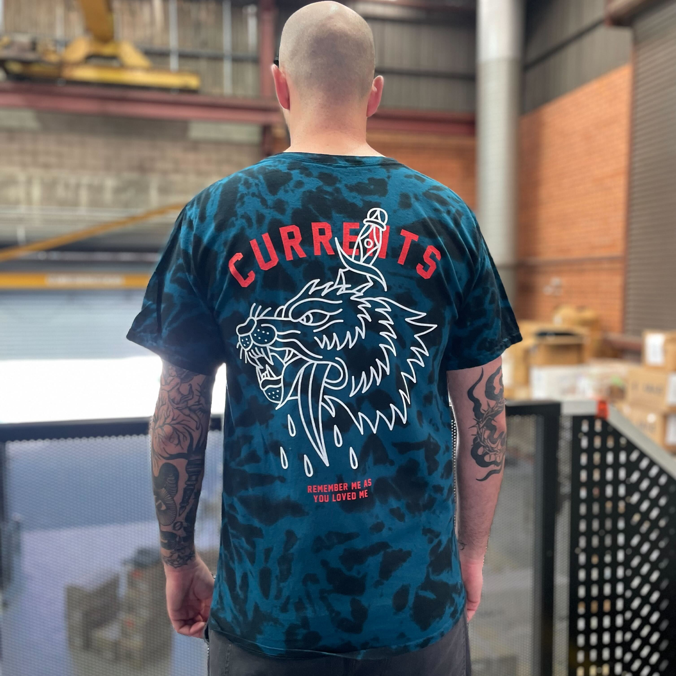 "Wolf Dagger" Tie Dye T-Shirt