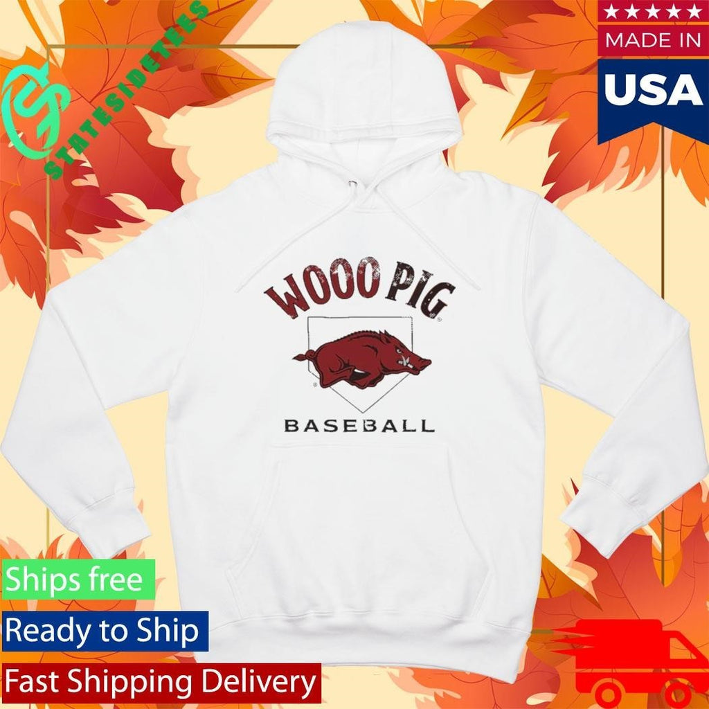 Wooo Pig Arkansas Baseball Home Plate Shirt