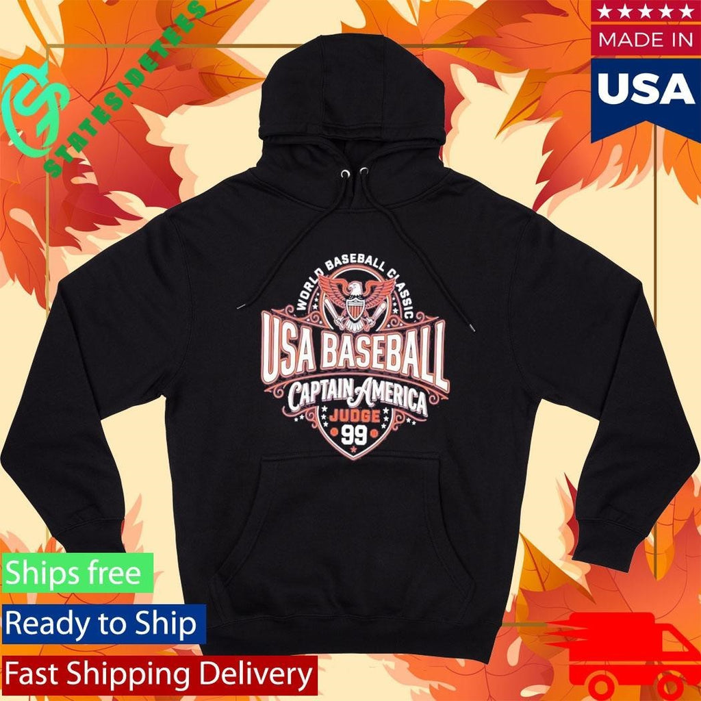 World Baseball Classic USA Baseball Captain America Judge 99 Shirt