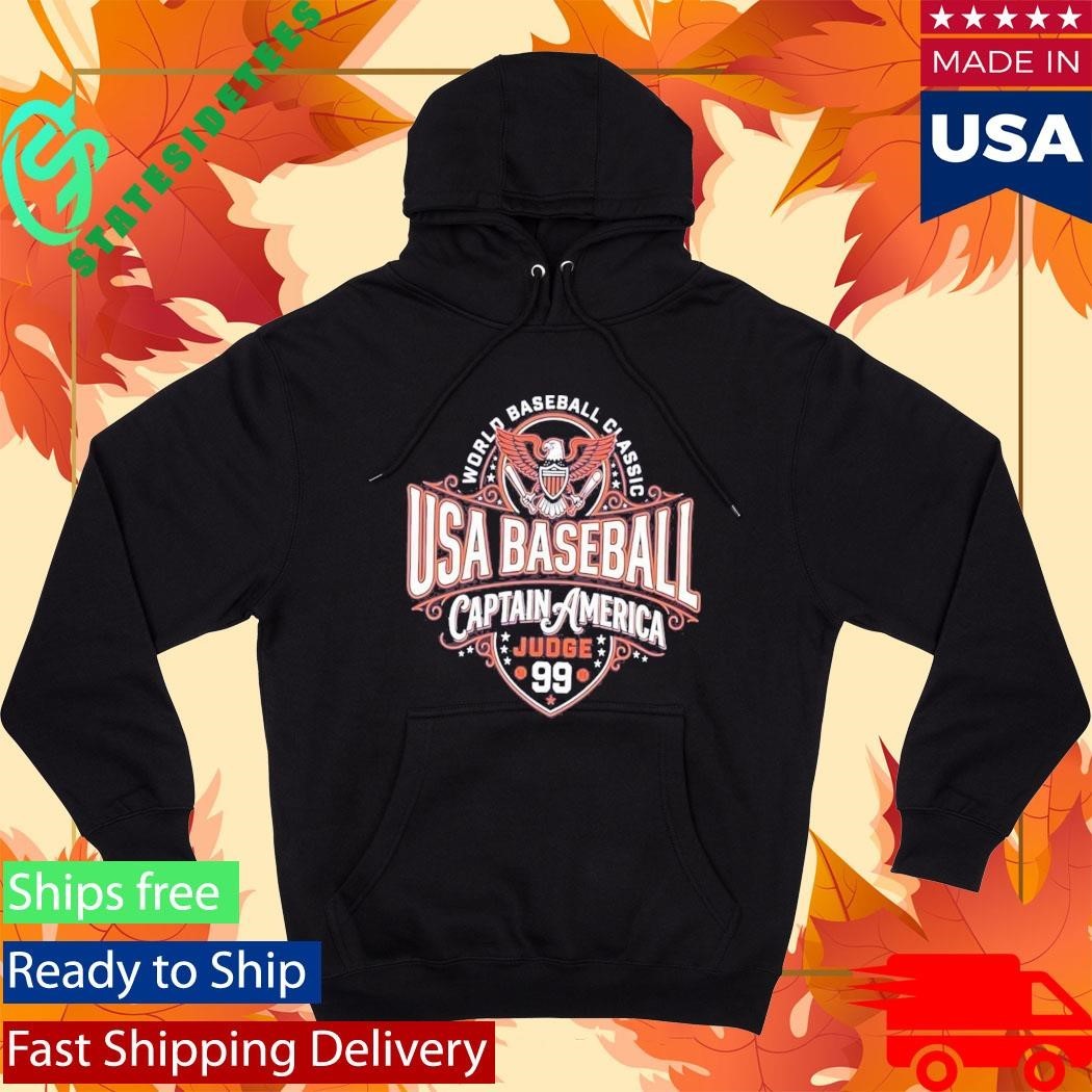 World Baseball Classic USA Baseball Captain America Judge 99 Shirt
