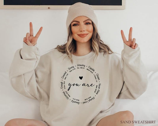 You Are Inspiration Sweatshirt Inspirational Hoodie Motivational Sweatshirt Bible Verse Sweatshirt Religious Hoodie Enough Shirt  T-shirt, sweater and Hoodie