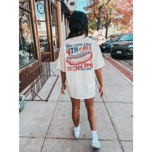 You Look Like The 4th of July Makes Me Want A Hot Dog Real Bad T-shirt, Hot Dog Shirt, America Shirt, Independence Day Gift  T-shirt, sweater and Hoodie