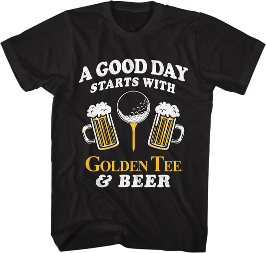 A Good Day Golden Tee Golf T-Shirt