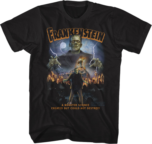 A Monster Science Created Frankenstein T-Shirt
