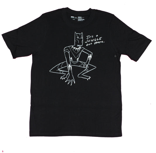 Black Panther Collaboration Series Mens T-Shirt- It's A Jungle Out There