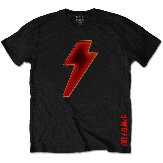 AC/DC Bolt Logo T Shirt Black