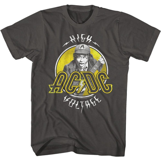 AC/DC - Twotone High Voltage Boyfriend Tee