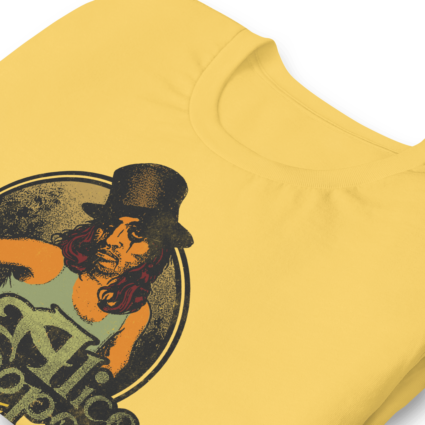 Alice Cooper Showtime 1976 Vintage Mens T Shirt Gold