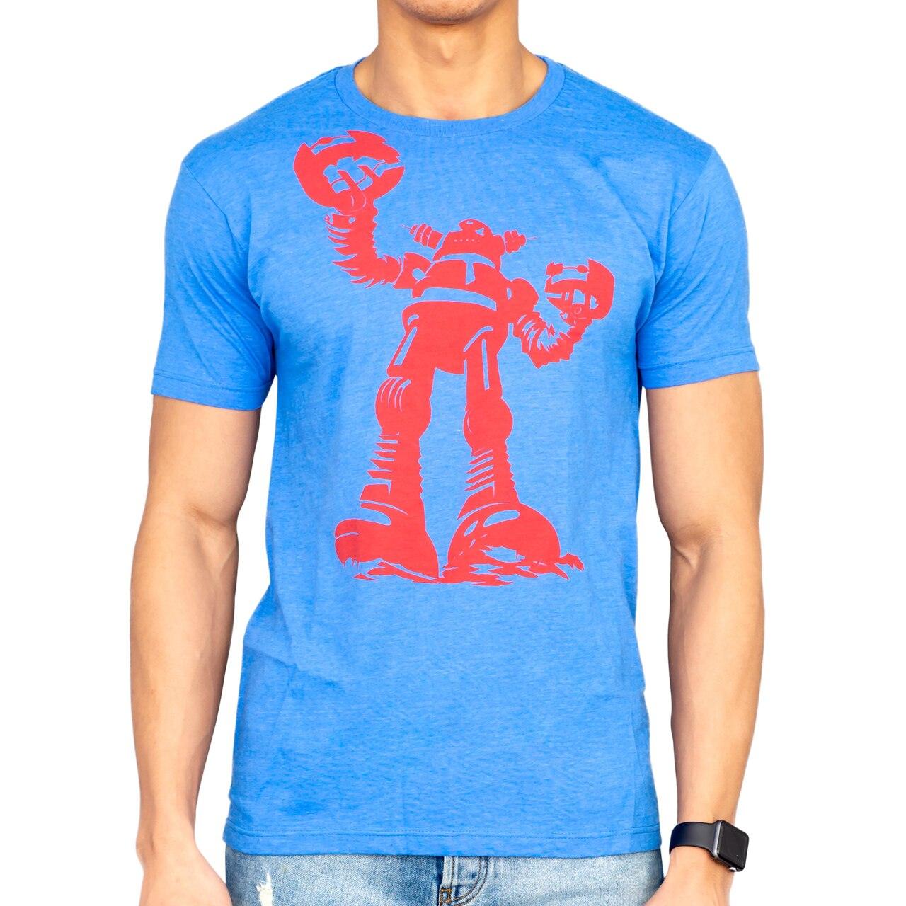 Ames Bros Destroyer Vintage Blue Adult T-shirt