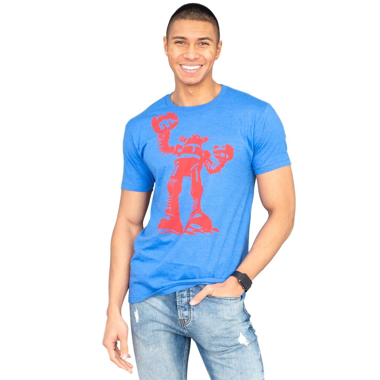 Ames Bros Destroyer Vintage Blue Adult T-shirt