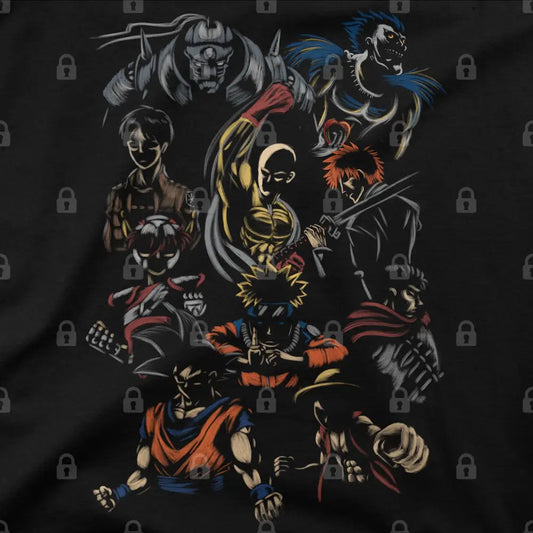 Anime Heroes T-Shirt