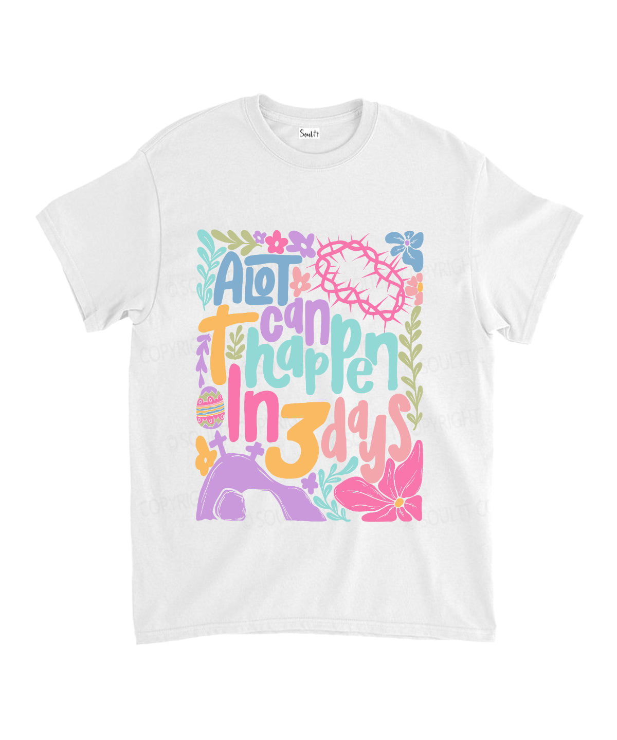 A Lot Can Happen In 3 Day Unisex Cotton Christian T-Shirt