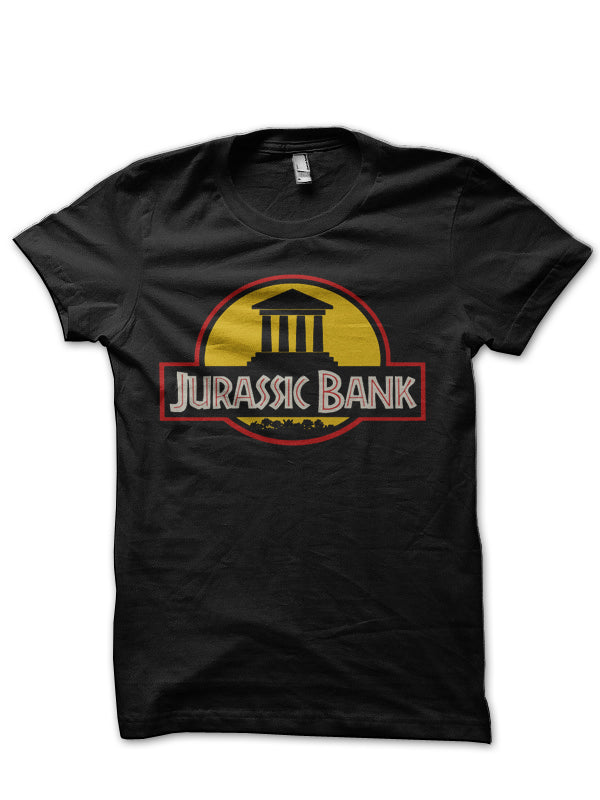 Jurassic Bank Black T-Shirt Hoodie, Sweatshirt | VibeTeeNation.com
