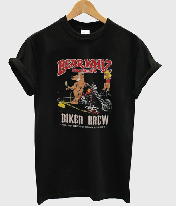 bear whiz beer biker brew t-shirt Hoodie, Sweatshirt | VibeTeeNation.com