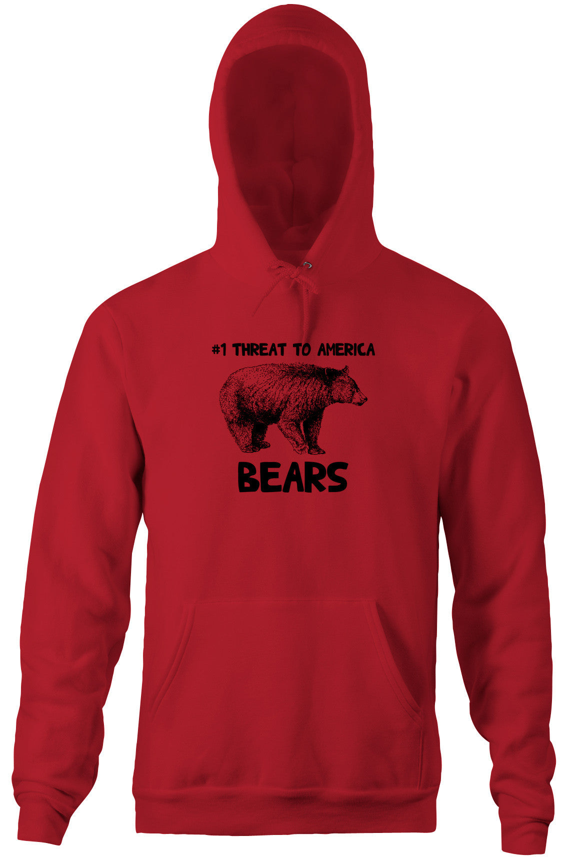#1 Threat To America (Bears) Hoodie