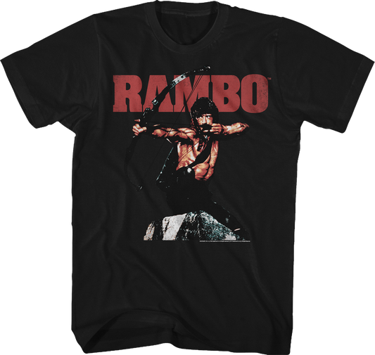 Black Bow and Arrow Rambo Shirt