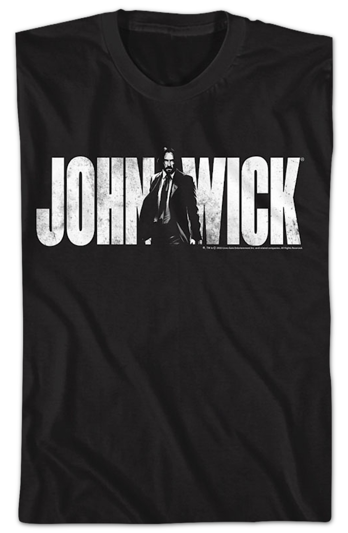 Black Distressed John Wick T-Shirt