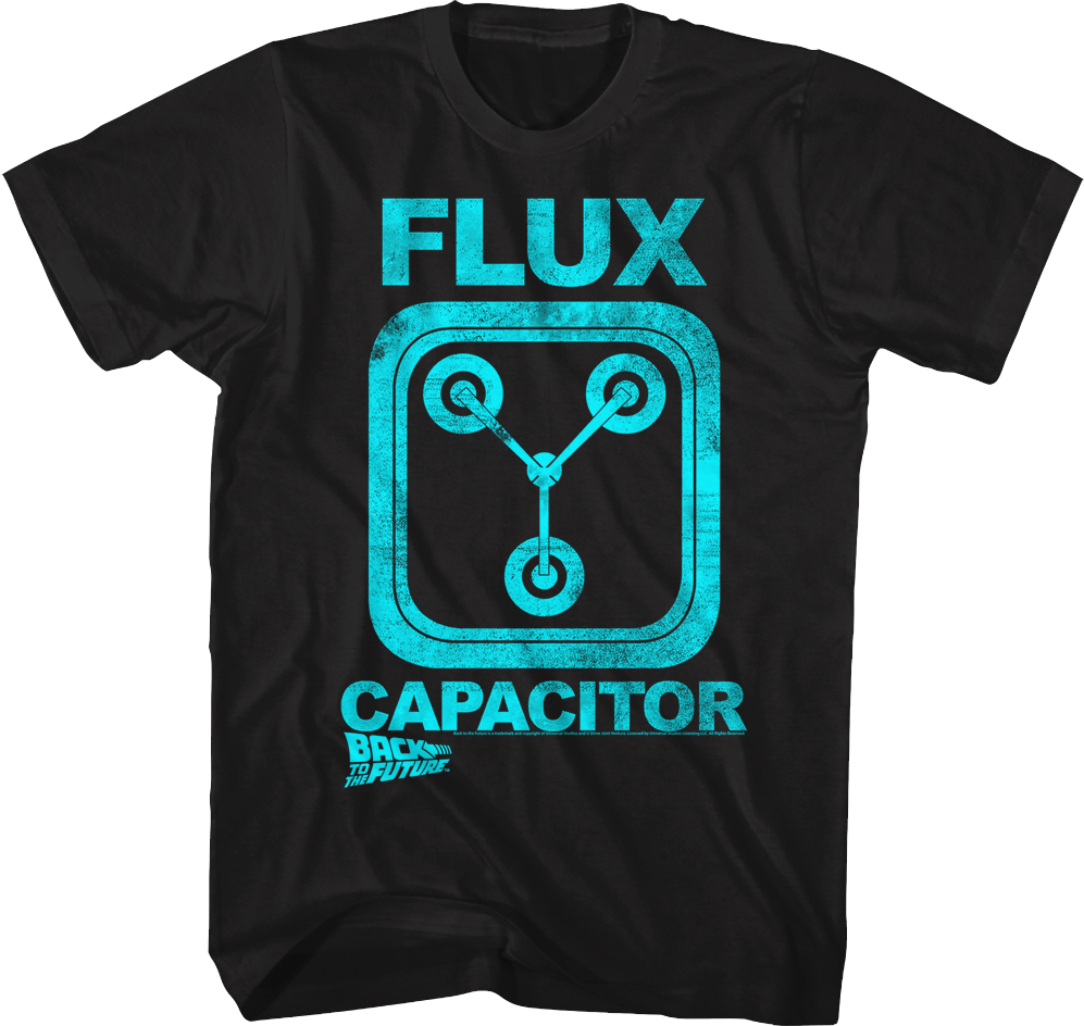 Black Flux Capacitor Shirt